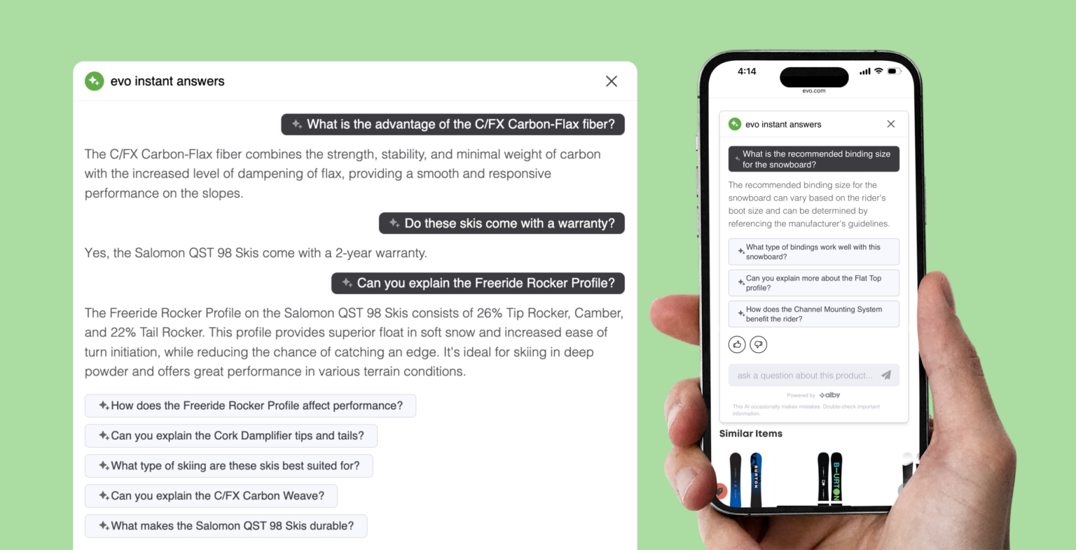 ski questions from evo
