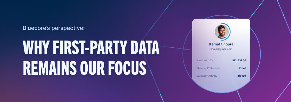 Why first-party data remains our focus